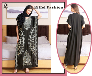 Dubai new style embroidered flower loose fit plus size women islamic abaya