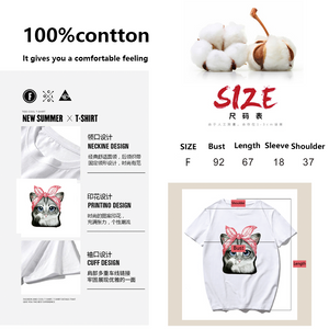 Wholesale 100% Cotton Summer T-shirt Puff Printing Custom Design Print Cotton Tshirts For Women