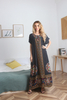 Neue Dubai Ladies Middle East Robe Muslim ethnische Eigenschaften gedruckter Frauen Kleid