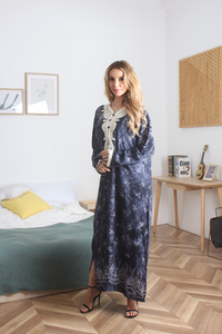 Black Womens Rayon Long sleeve Kaftan (2).JPG