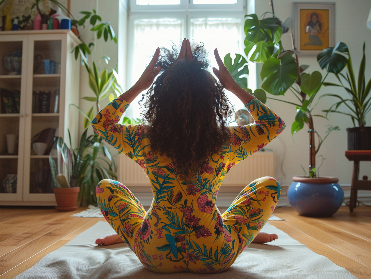 Yoga and Meditation in Custom Sleepwear