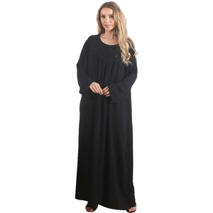 Classic Lady Black Beaded Kaftan